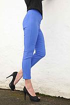 Robell Bella slim fit stretch 3/4 azure trousers.67 ALSO AVAILABLE IN NAVY & TAUPE