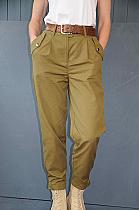 B.Young Even button trousers.0691