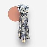 B.Young floral navy scarf.4689