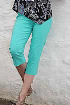 Robell parrot slim leg crops trousers.Col.720 51576 ALSO AVAILABLE IN NAVY