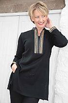 Sketch black Eastern inspired embroidered knitted tunic.013 Was 56 now...