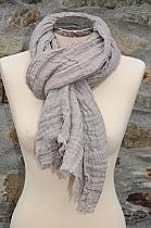 Ella Moda putty soft linen scarf.670T