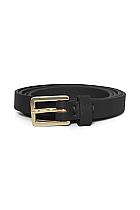 B.Young black leather belt.5066B