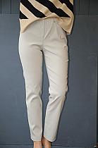 Robell Bella silver/beige straight trousers.51559 col.92