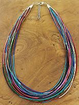Multi strand brights necklace.1601M
