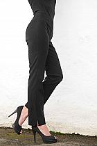 Robell Marie slim fit stretch black trousers.51412 ALSO AVAILABLE IN GRAPHITE