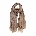 Autumn brown scarf/shawl.0168