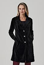 Adini Beka black velvet coat.1202B
