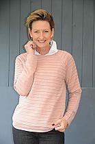 Barbara Lebek pale rose textured sweater.2026