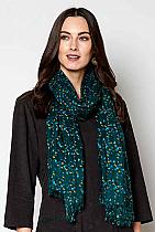 Nomads printed triangles scarf.318T