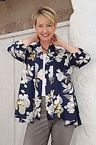Adini Hattie kimono midnight floral A shape jacket.5168 Was £50.50 now...