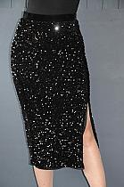 B.Young Sulo sequin skirt.2577