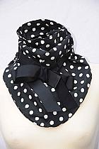 Rew classic black polka scarf.e163