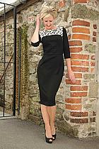 Aideen Bodkin black/white Dinah dress.449 Was £215 now...