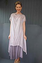 Ozai N KU violet layer dress.HOST2