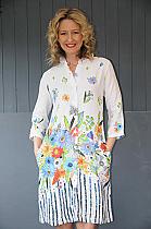 Dolcezza floral button dress.74765