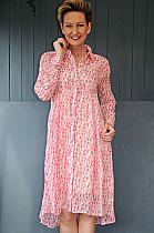 Pomodoro pink dress.62210P