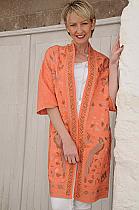Blank Maura apricot long line jacket/coverup.21697 Was 189 now...