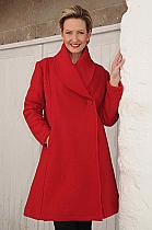 Evatralala red wool coat.19M