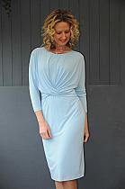 Tia blue cross waist dress.78763