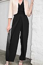 Lizabella evening black palazzo trousers.5031-40