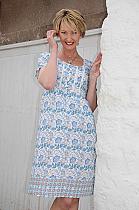 Goubi Biba blue floral Summer dress.B21 Was 39 now...