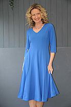 Tia royal blue panelled dress.78759