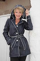 Captain Corsaire Candice navy/white water repellant coat.1876 Was £82 now...