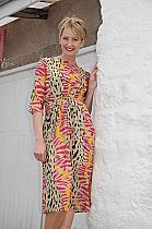Sketch tribal zebra dress.54A Was 62 now...