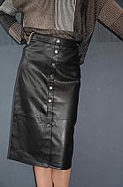 Rino & Pelle Calcia black faux skirt.600