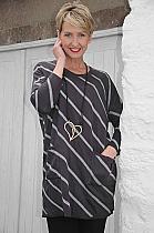 Adini Chancery silver/mocha knitted tunic.6309 Was £82.50 now...