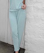 A Postcard from Brighton Melange paradise blue chilling trousers.811B ALSO AVAILABLE IN BLACK.