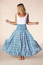 Nila Rubia azure crinkle skirt. 2407
