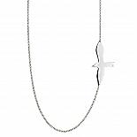 Lady Muck stainless steel seagull necklace. krk408