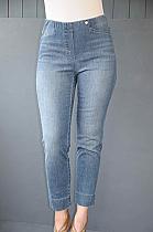 Robell Rose light wash pull on jeans.52638 Col.64
