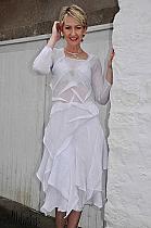 Zuza Bart off white knitted skirt.7818