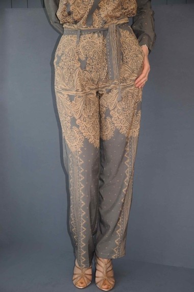 NU Paisley grey trousers.6345-10
