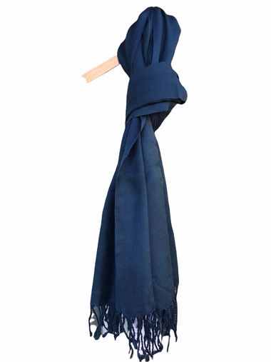 Adini Winter Teal wool scarf.189T